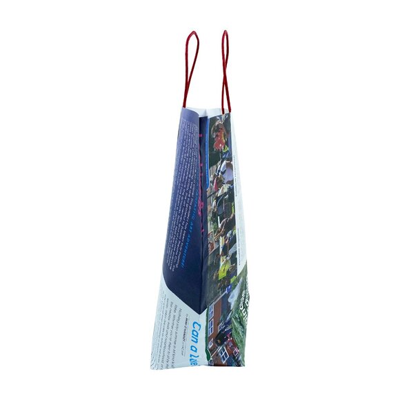 Greenii Large Handmade Newsprint Paper Bags Recyclable Paper Grocery Bags - Picture 6 of 6